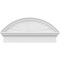 Ekena Millwork Segment Arch Sunburst Architectural Grade PVC Combination Pediment, 30"W x 14-3/8"H x 2-3/4"P PEDPC030X145SEG01 - alternate 5